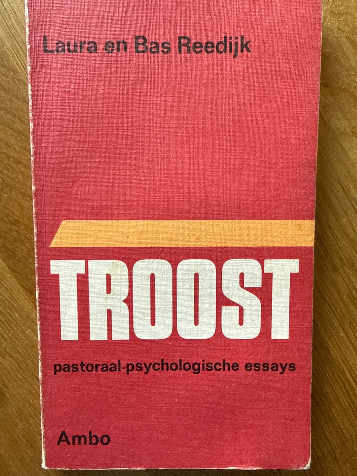 TROOST - Laura en Bas Reedijk (pastoraal-psychologische essa, Ophalen of Verzenden, Gelezen, Spiritualiteit algemeen, Achtergrond en Informatie