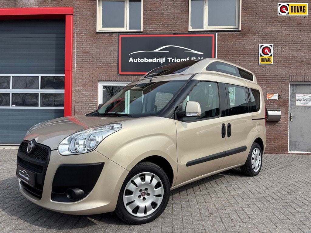 Fiat Doblò 1.4 rolstoelauto- rolstoellift - rolstoelvervoer, Auto's, Fiat, Voorwielaandrijving, 1345 kg, Stof, Gebruikt