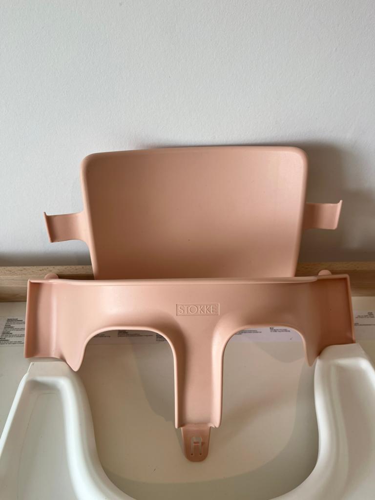 Tripp Trapp verkleinsetje roze, Ophalen of Verzenden, Zo goed als nieuw, Meegroeistoel