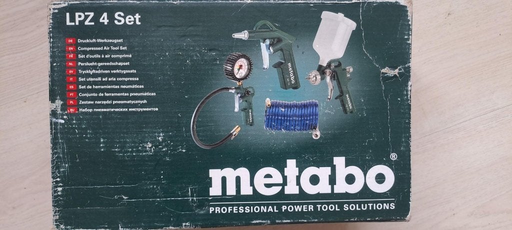Metabo LPZ 4 perslucht Toebehorenset, 100 liter of meer, Ophalen, Nieuw, Minder dan 200 liter/min