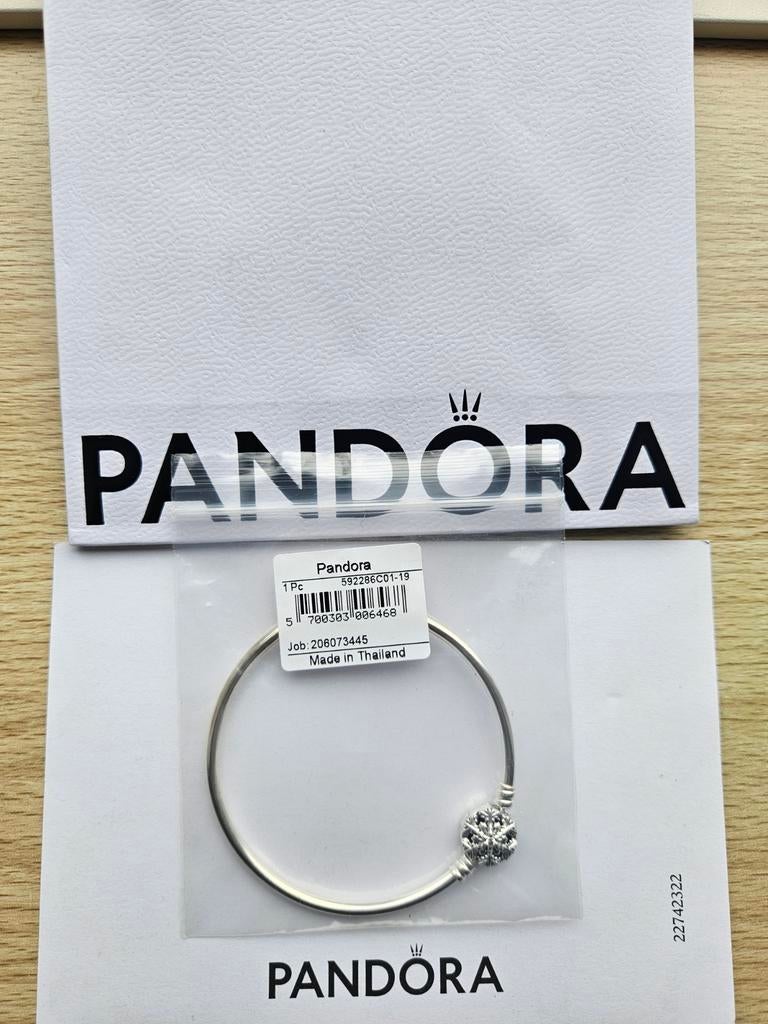 Originele Zilveren 925 Pandora armband 19cm, Ophalen of Verzenden, Nieuw, Zilver, Zilver