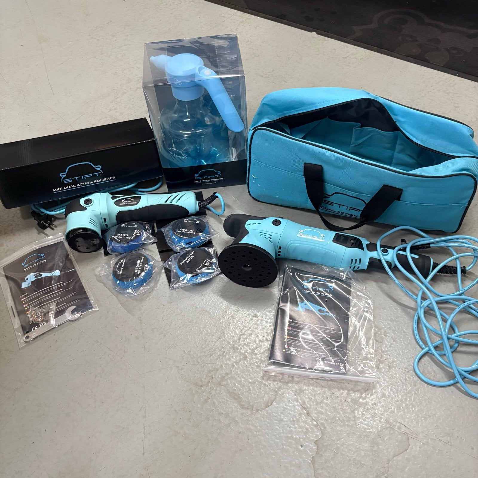 Stipt Polish Point Dual Action Polisher Set, Auto diversen, Ophalen, Zo goed als nieuw