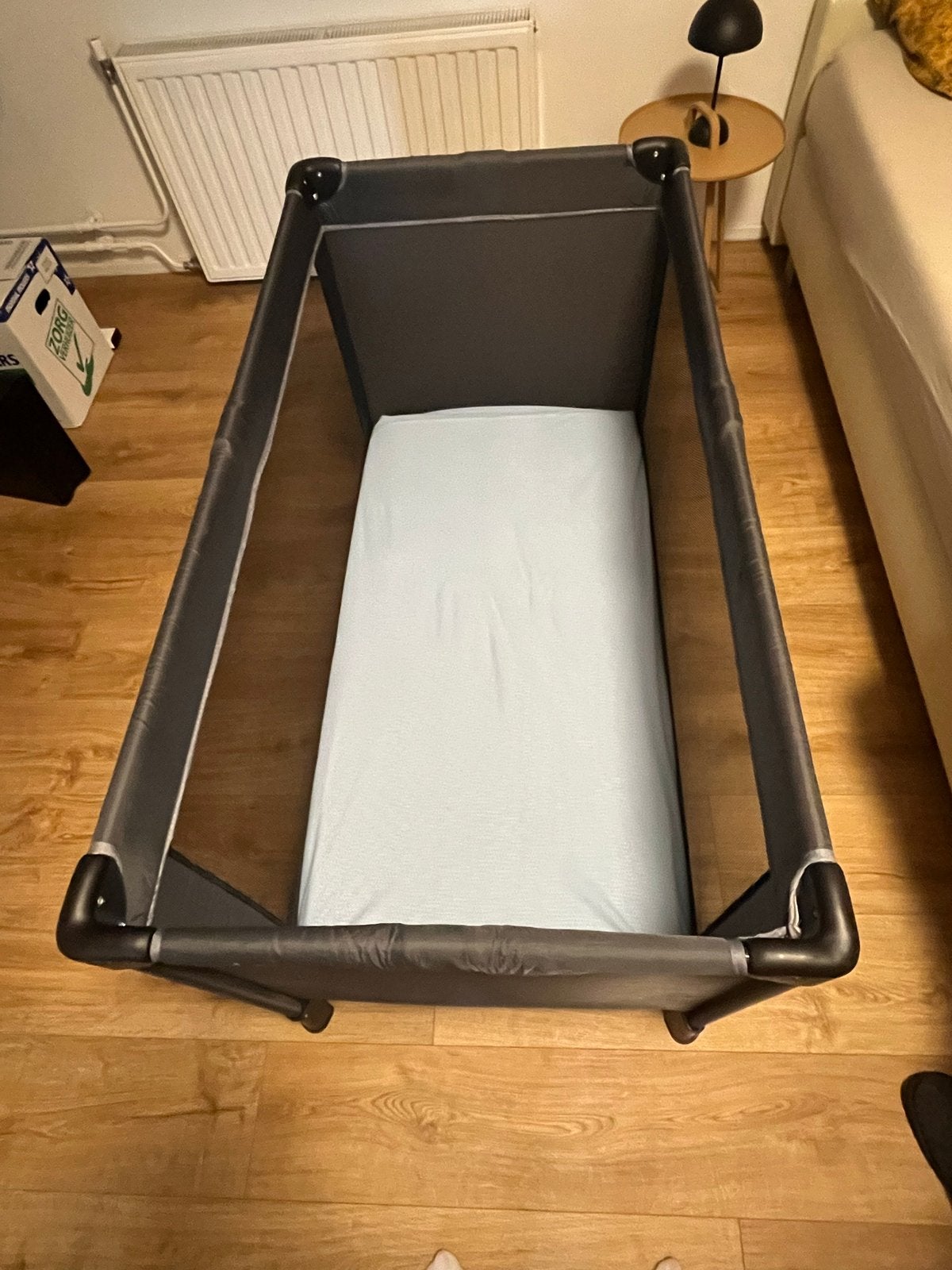 2x campingbedje 120x60 met IKEA matras met aerosleep hoesjes, Ophalen, Zo goed als nieuw, Minder dan 140 cm, Matras