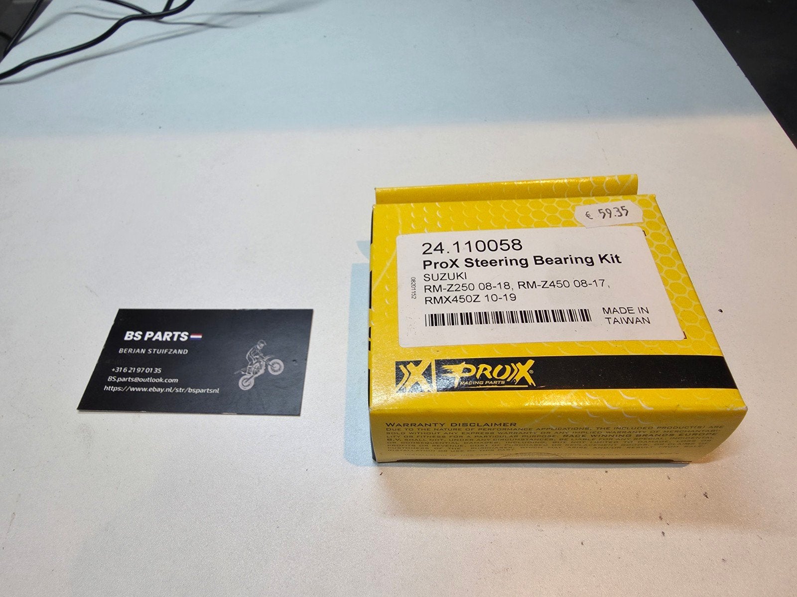 PROX Stuurlager Kit Suzuki RM-Z250/RM-Z450/RMX450Z, Motoren, Ophalen of Verzenden, PROX Racing Parts, Niet gespecificeerd op verpakking