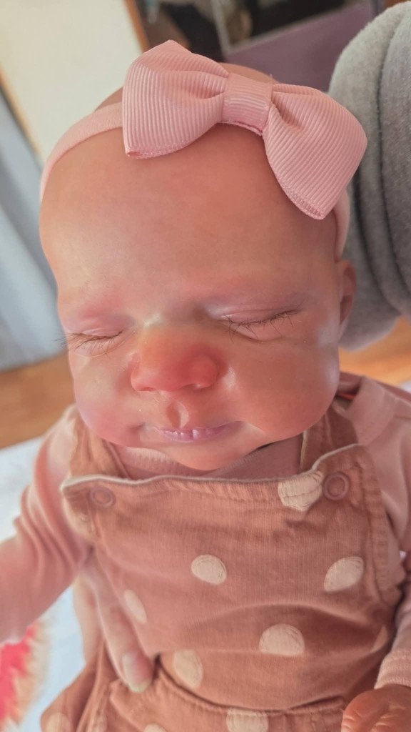 Reborn baby Pascale, Verzamelen, Ophalen of Verzenden, Zo goed als nieuw, Babypop