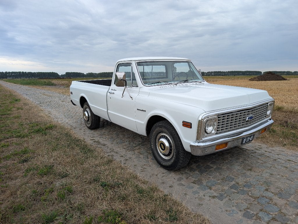 Chevrolet C20 1972 V8 5,7 Automaat Pick up, Auto's, Automaat, 1800 kg, Chevrolet, Wit