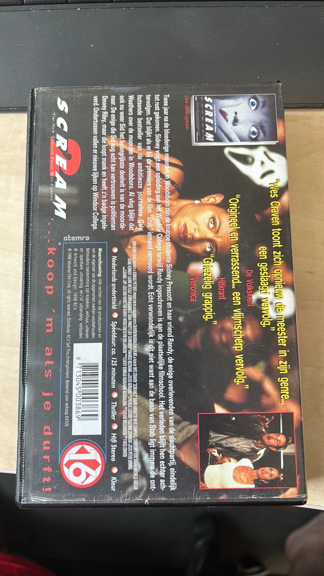 Scream 2, Vanaf 16 jaar, Ophalen, Zo goed als nieuw, Horror