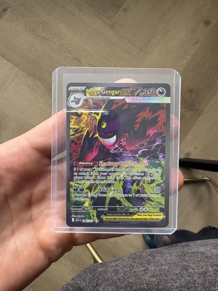 Mega Gengar 284/217 SIR Special Illustration Ascended Heroes, Ophalen of Verzenden, Zo goed als nieuw, Losse kaart