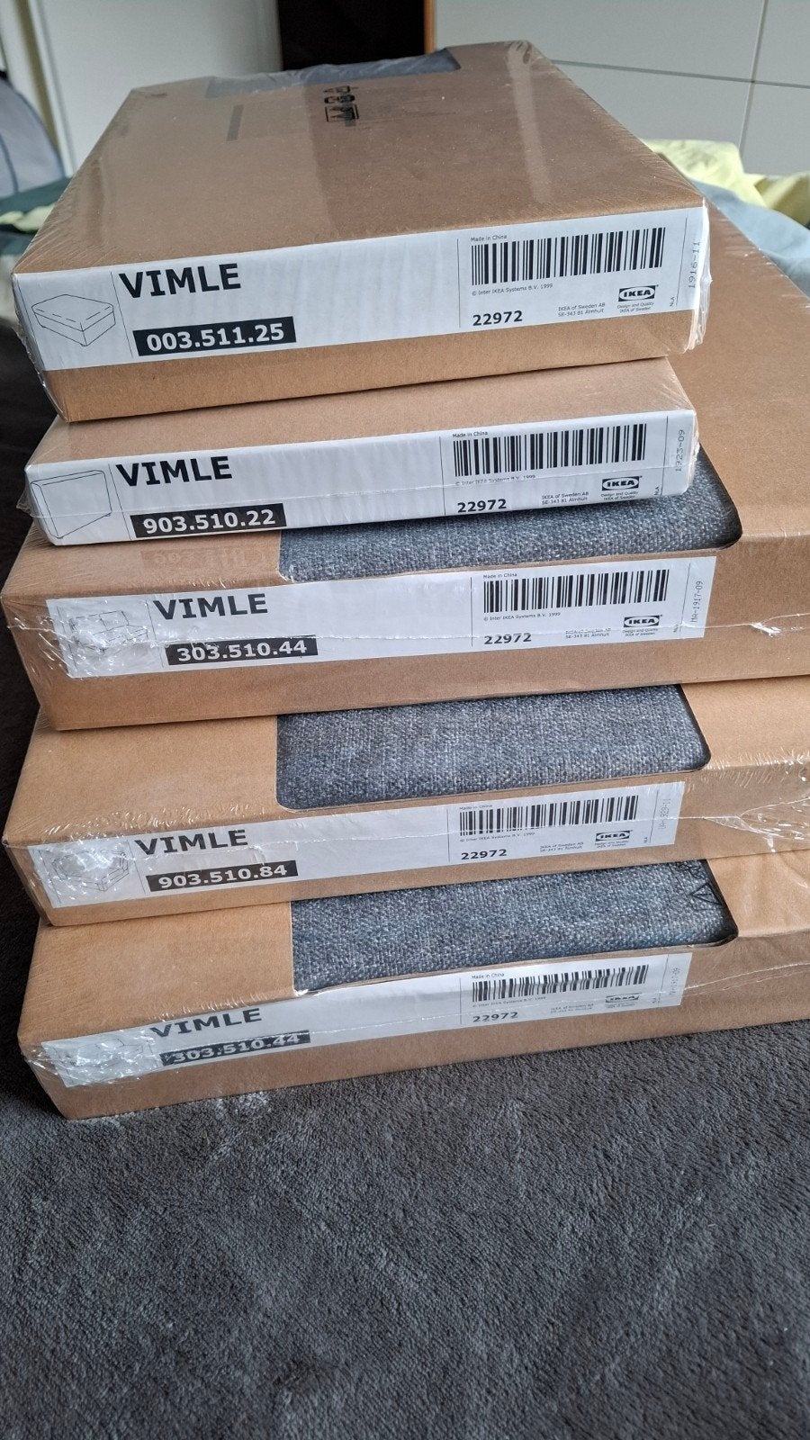 Vimle hoezen voor IKEA bank - complete set, Huis en Inrichting, Hoekbank, Nieuw, Ophalen of Verzenden, Stof