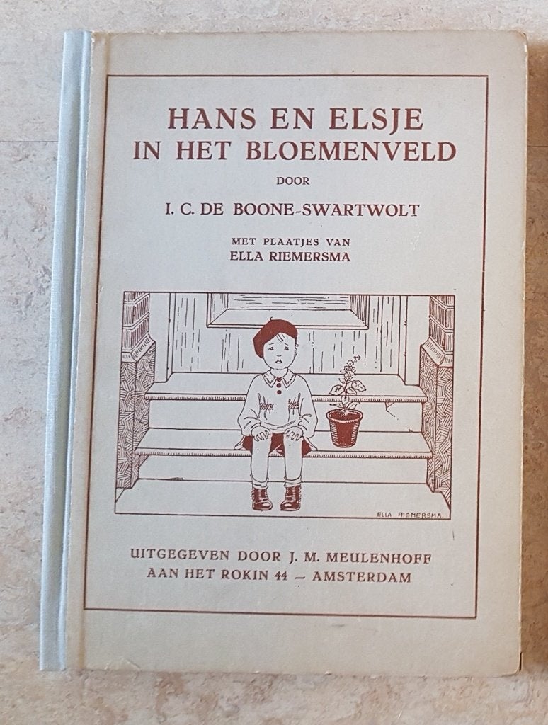 Hans en Elsje in het bloemenveld (1927), Boeken, Gelezen, I.C. Boone- swartwolt en ella riemersma, Ophalen of Verzenden, Fictie