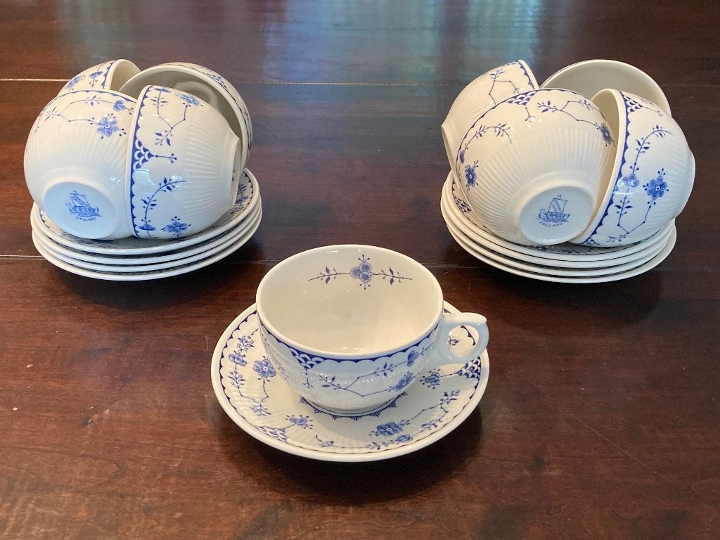 Denmark Furnivals 9x kop en schotels., Ophalen of Verzenden