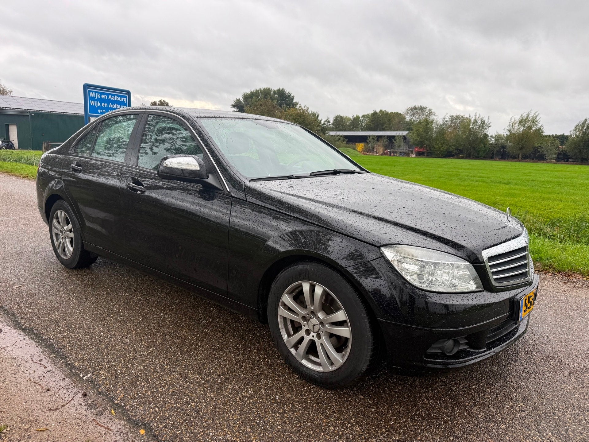 Mercedes-Benz C-klasse 200 CDI Km NAP ! Zeer goed rijdend, Zwart, 4 cilinders, Leder en Stof, Zwart