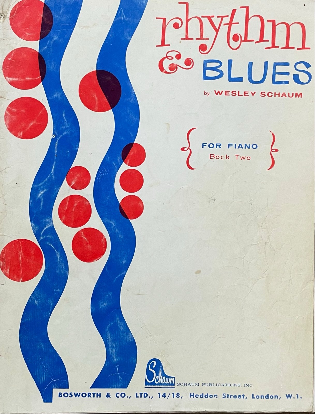 Rhythm & Blues  deel 2 voor Piano -  (Wesley Schaum), Muziek en Instrumenten, Gebruikt, Ophalen of Verzenden, Thema, Blues