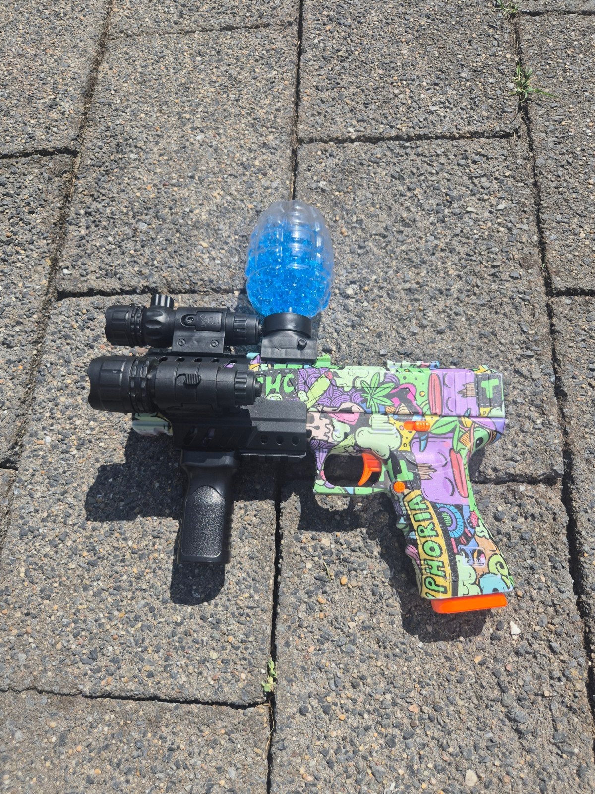 Gelblaster, Ophalen, Nieuw
