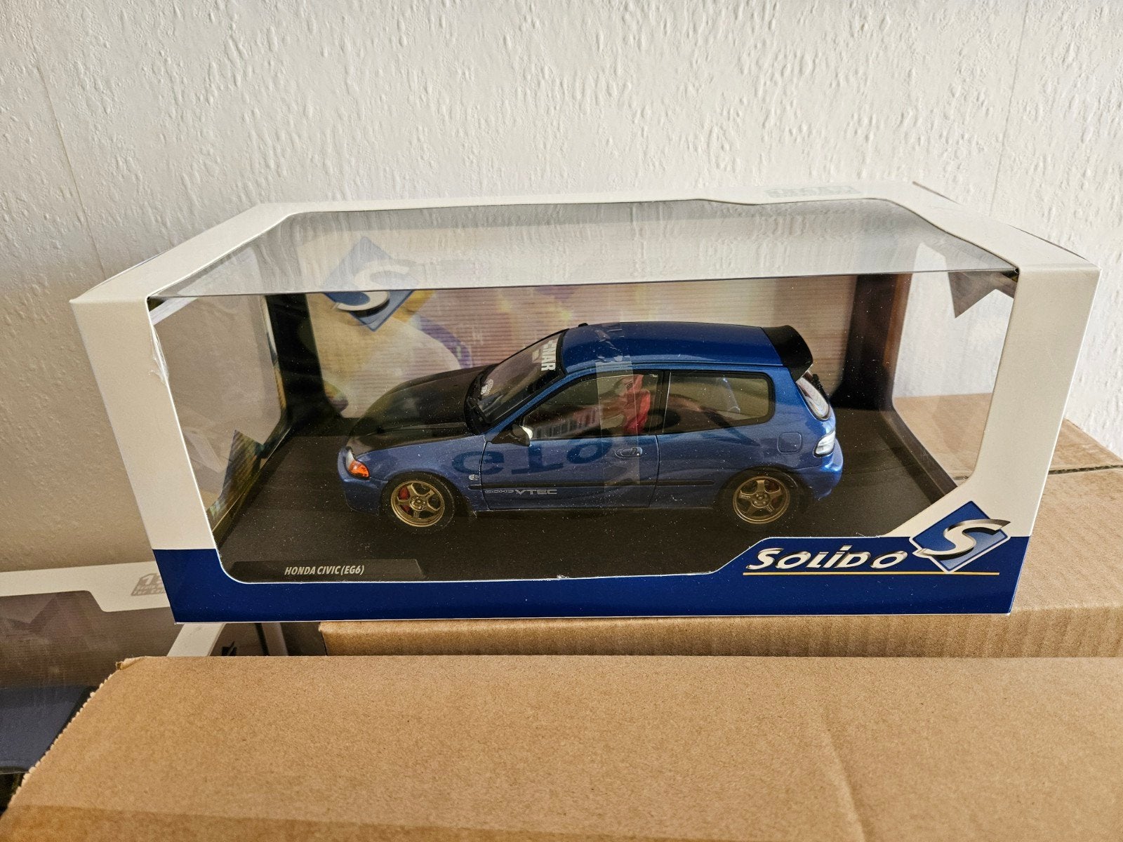 Honda Civic EG modelauto 1:18, Hobby en Vrije tijd, Modelauto's | 1:18, Ophalen of Verzenden, Nieuw, Auto, Solido