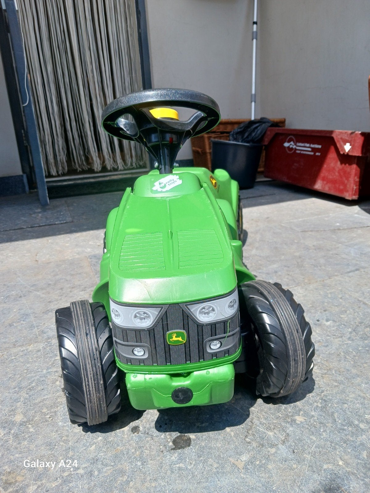 John Deere looptractor met aanhanger, Kinderen en Baby's, Speelgoed | Speelgoedvoertuigen, Ophalen of Verzenden