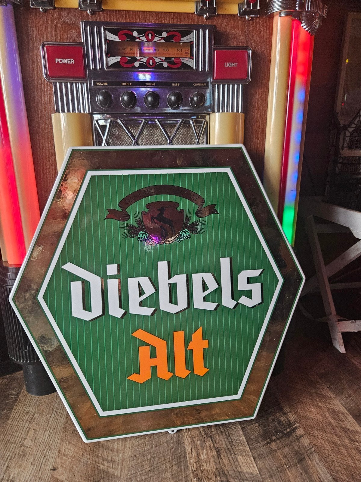 Mooi echt emaille Diebels Alt, Ophalen
