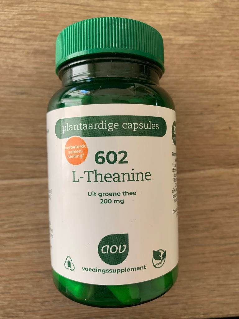 AOV 602 L-Theanine 200mg, Ophalen of Verzenden, Nieuw, Overige typen