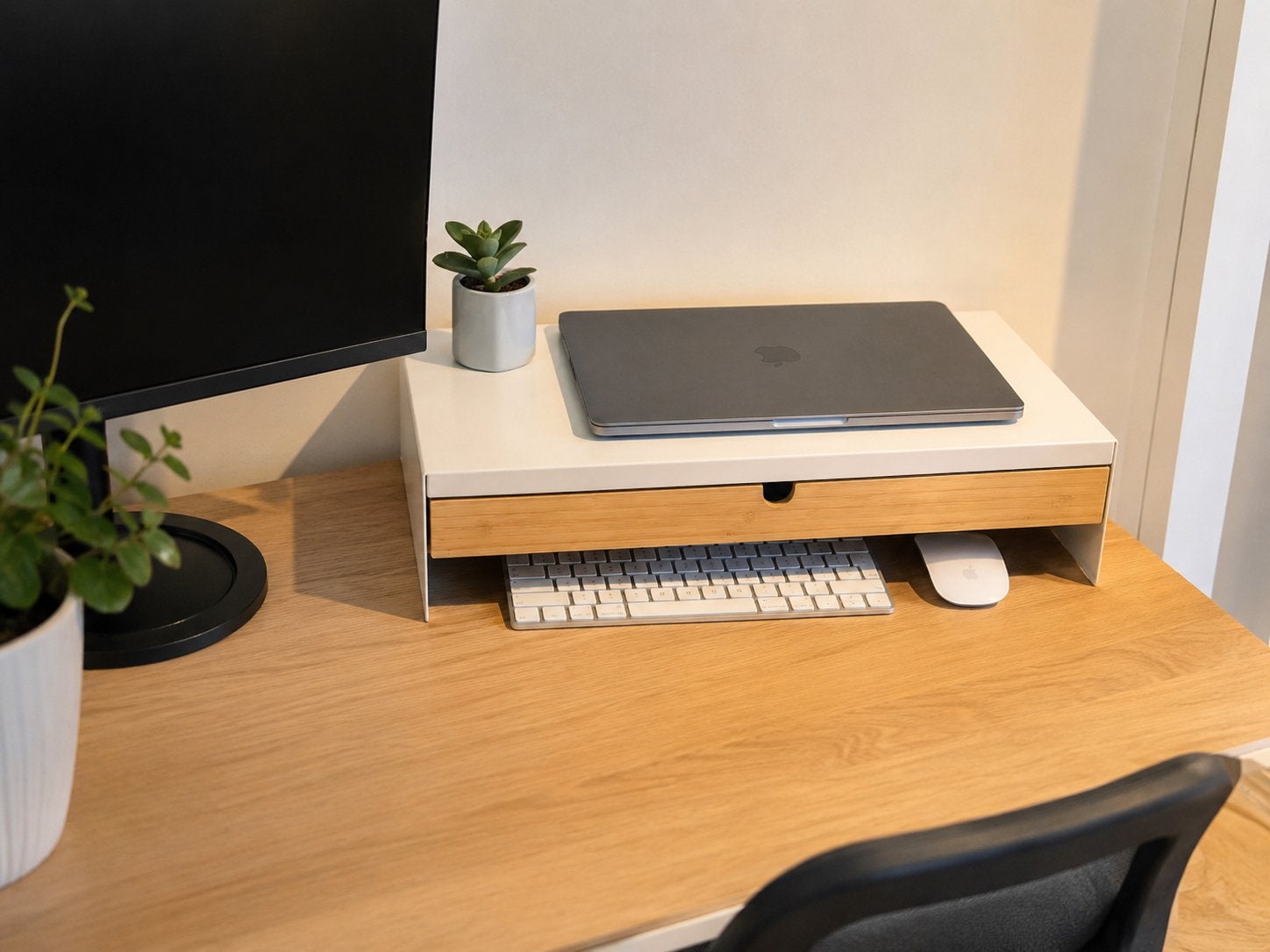 IKEA ELLOVEN monitorverhoger met lade – Zo goed als nieuw, Ophalen, Ikea, Ikea, Ikea