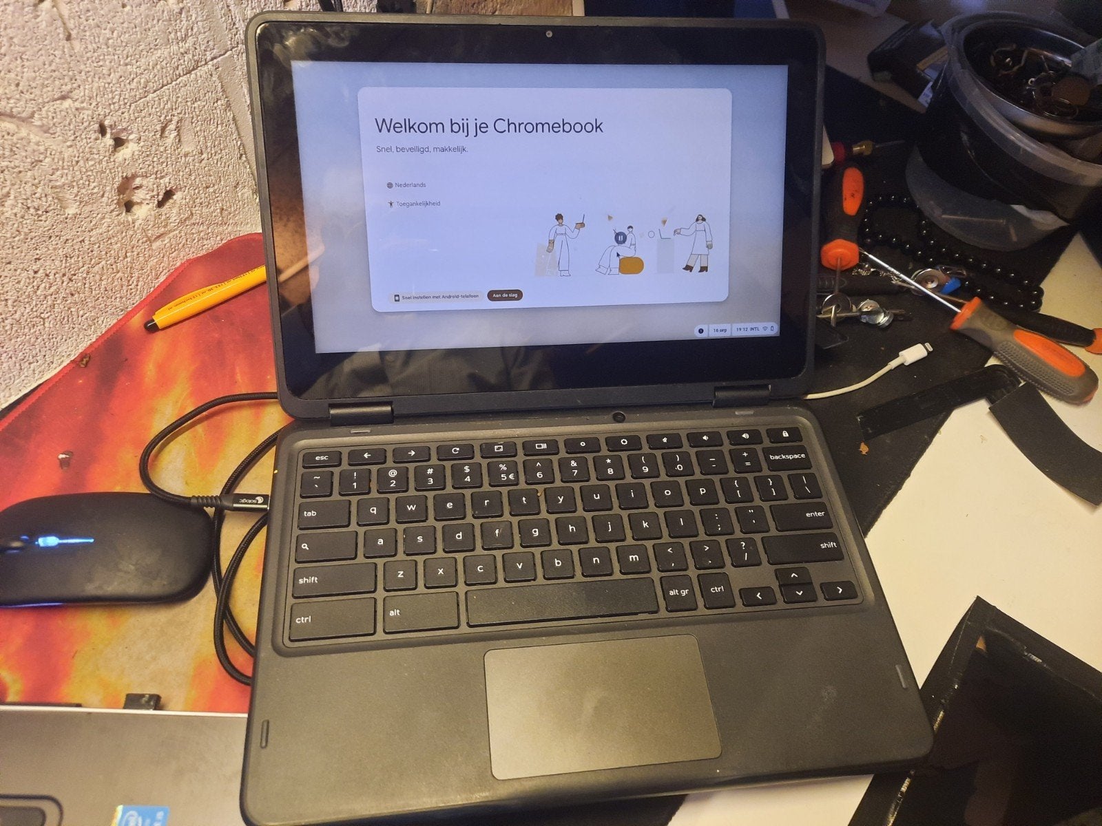 Dell Chromebook - Zo goed als nieuw, Computers en Software, 4 GB of minder, Qwerty, Ophalen of Verzenden, Zo goed als nieuw