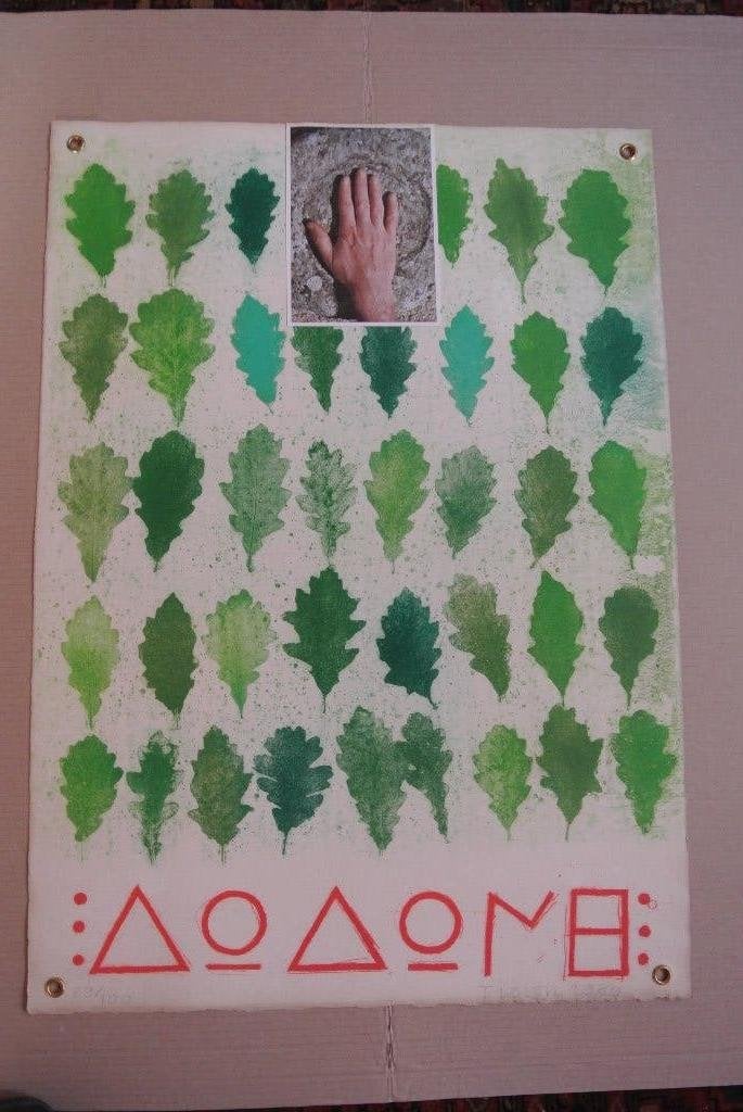 Joe Tilson aquatint en collage, Ophalen of Verzenden