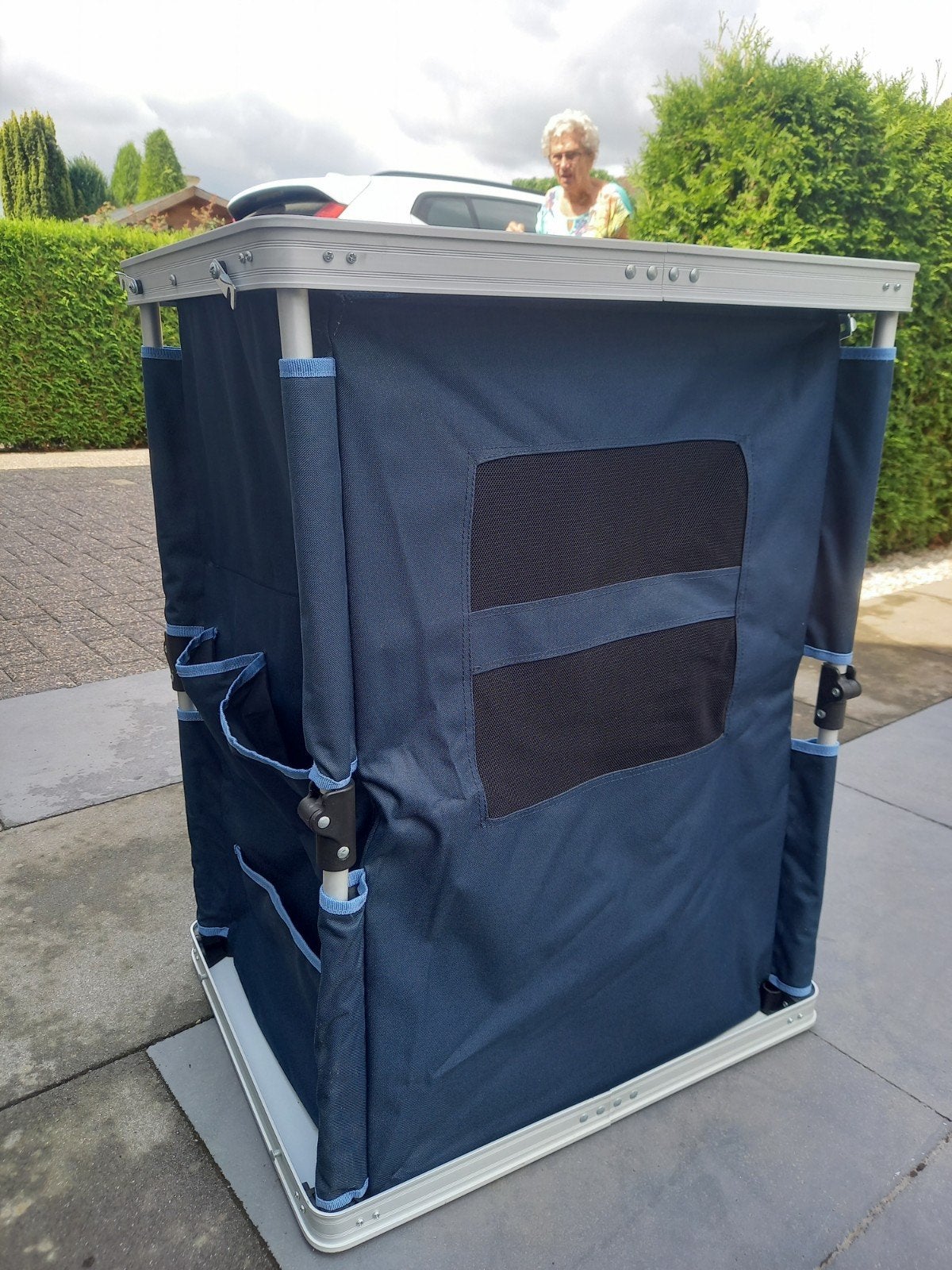 camping gasstel tafel, Caravans en Kamperen, Kampeeraccessoires, Ophalen, Zo goed als nieuw