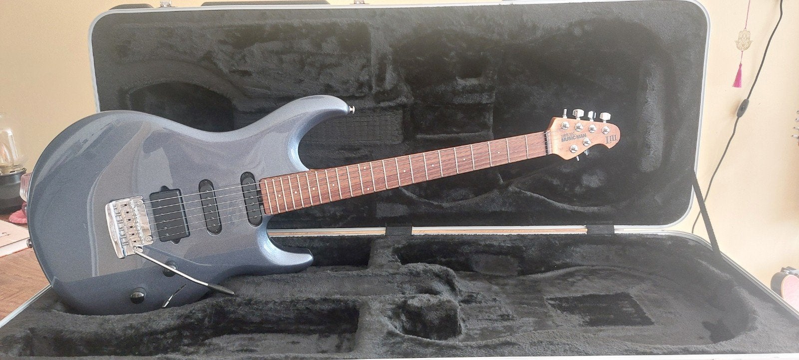 Music Man Luke 3 HSS Bodhi Blue - Zo goed als nieuw, Muziek en Instrumenten, Ophalen, Zo goed als nieuw, Solid body, Overige merken