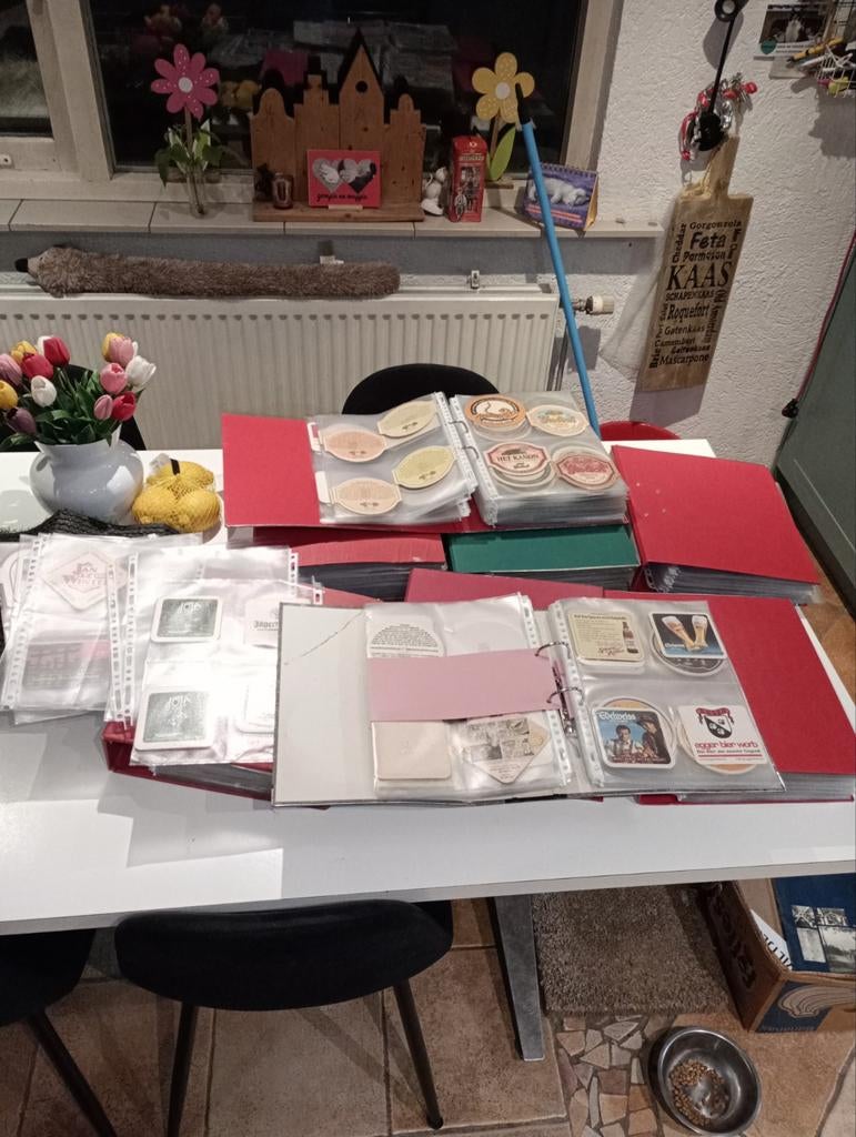 Grote verzameling bierviltjes van alles wat, Ophalen of Verzenden, Viltje(s), Overige merken