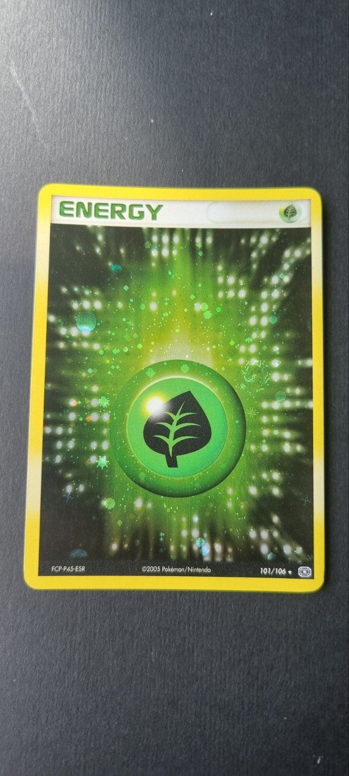 Grass Energy 101/106 EX Emerald - Good Staat, Ophalen of Verzenden, Gebruikt, Losse kaart, Foil