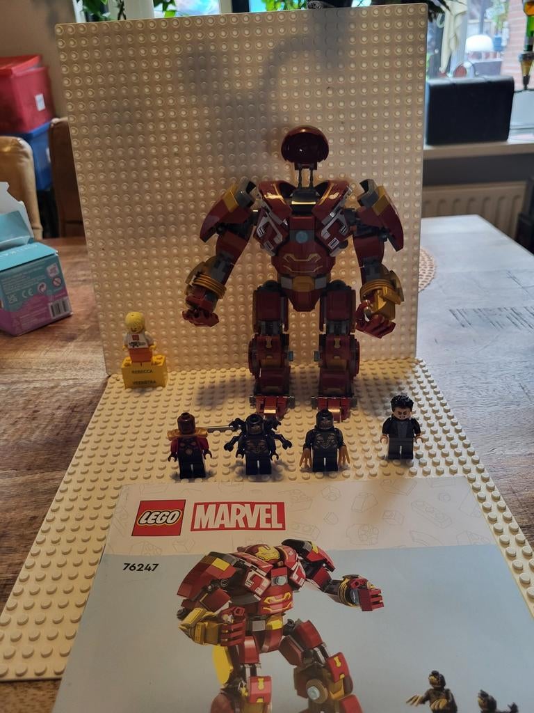 Lego Marvel set 76247: Hulkbuster: The Battle of Wakanda, Gebruikt, Marvel, Lego, Ophalen of Verzenden