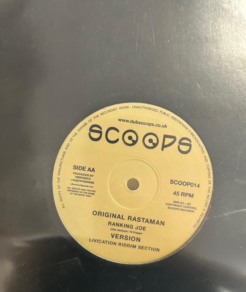 Vibronics  English Girl / Original Rastaman 10"EP, Cd's en Dvd's, Vinyl | Pop, Zo goed als nieuw, 10 inch, Ophalen of Verzenden