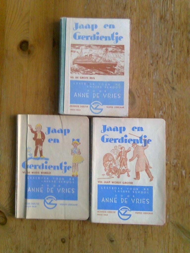 Jaap en Gerdientje-serie,  3 delen   Anne de Vries, Ophalen of Verzenden, Gelezen