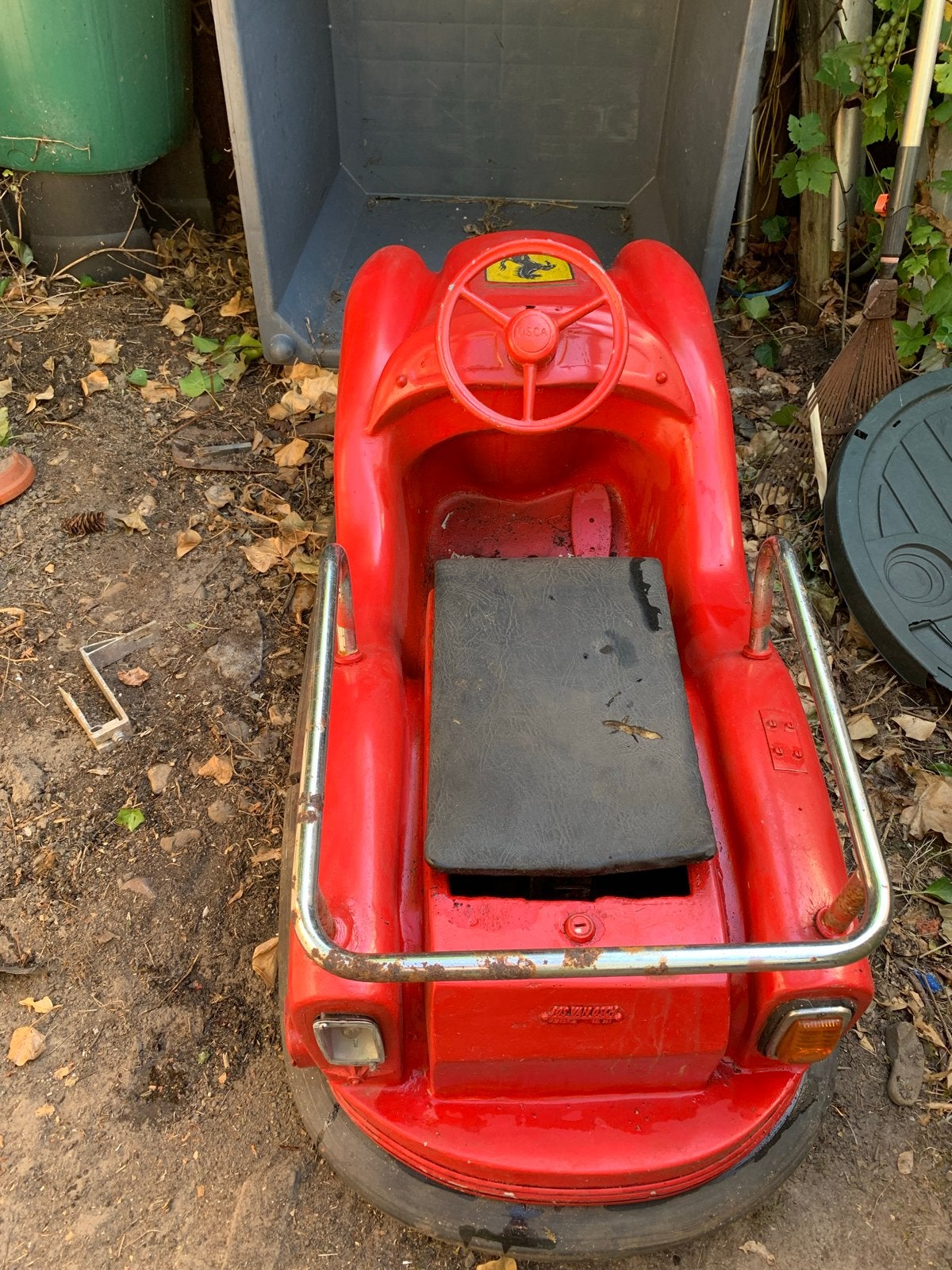 Vintage Jos van Osch botsauto - Ferrari model (geen accu), Ophalen, Gebruikt, Overige typen