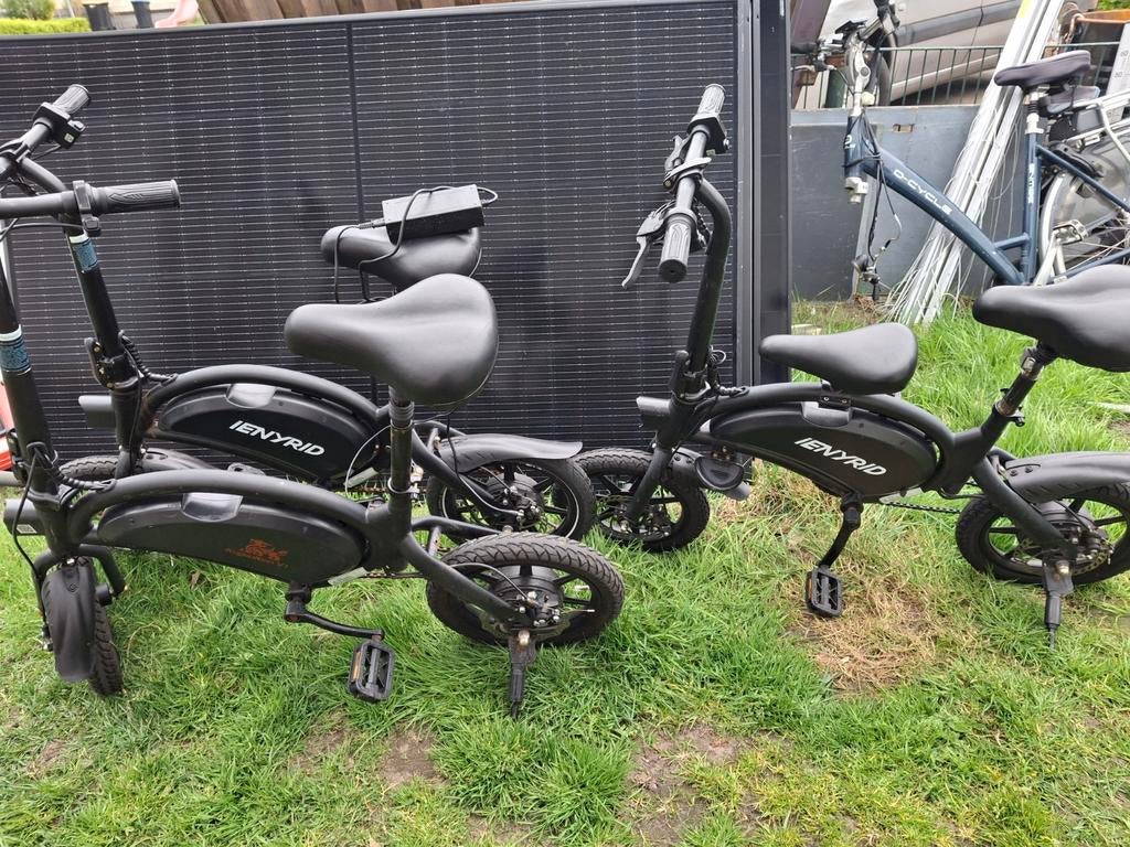 3 Elektrische mini fietsen IENYRID accu's zijn op, Fietsen en Brommers, Fietsen | Vouwfietsen, Gebruikt, Minder dan 14 inch, Deels opvouwbaar