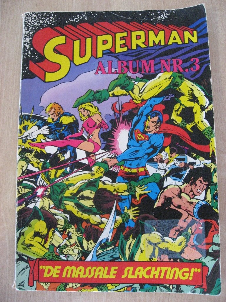 Superman. Album Nr 3. De massale slachting., Eén stripboek, Ophalen of Verzenden, Gelezen