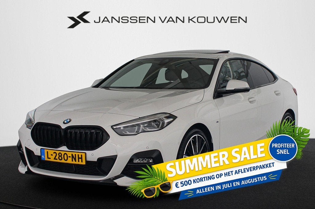 BMW 2-serie Gran Coupé 218i Business Edition M Sport Panora, Auto's, BMW, 136 pk, Gebruikt, 1350 kg, Wit