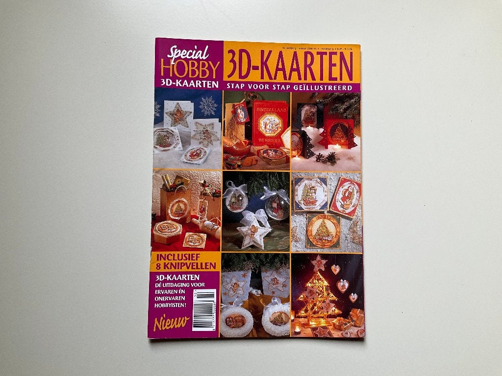 kaarten maken - special hobby - 3d kaarten incl. vellen, Ophalen of Verzenden, Zo goed als nieuw, Overige thema's, Knipvel