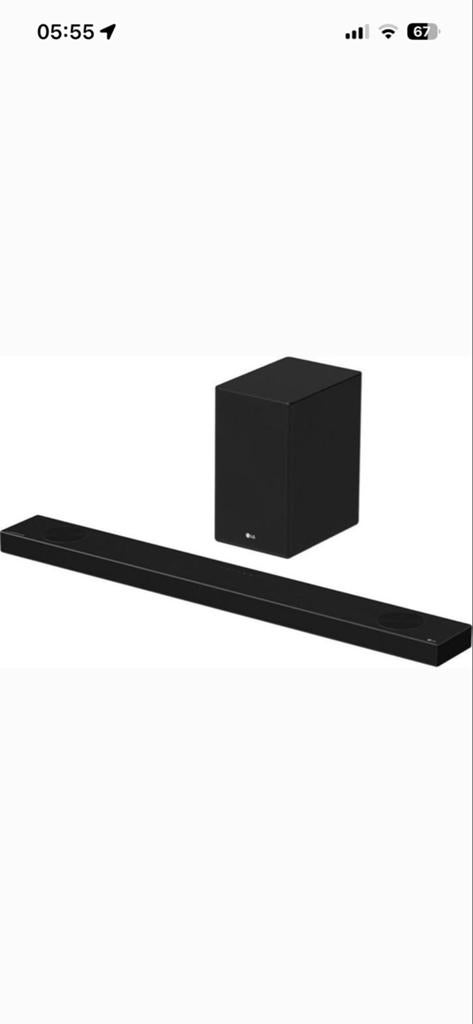 LG DSP9YA–5.1.2 Dolby Atmos Soundbar met draadloze subwoofer, Ophalen, Bluetooth, Zo goed als nieuw