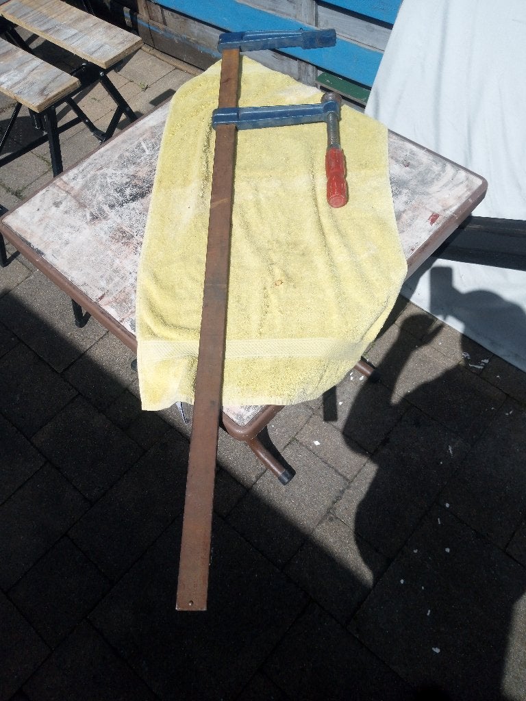 Grote zware Lijmklem 124cm lang, Doe-het-zelf en Verbouw, Ophalen of Verzenden, Zo goed als nieuw