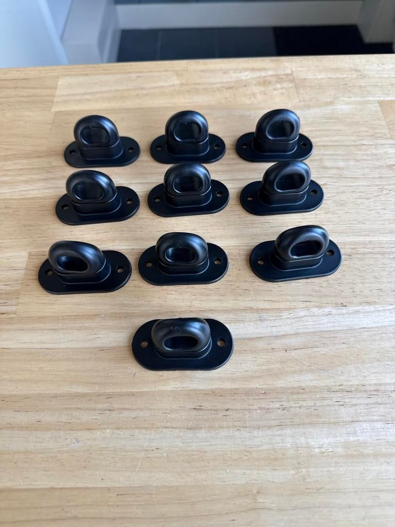 10x Zwarte Aanhanger Sluiting/Tourniquet - Nieuw, Ophalen of Verzenden, Nieuw