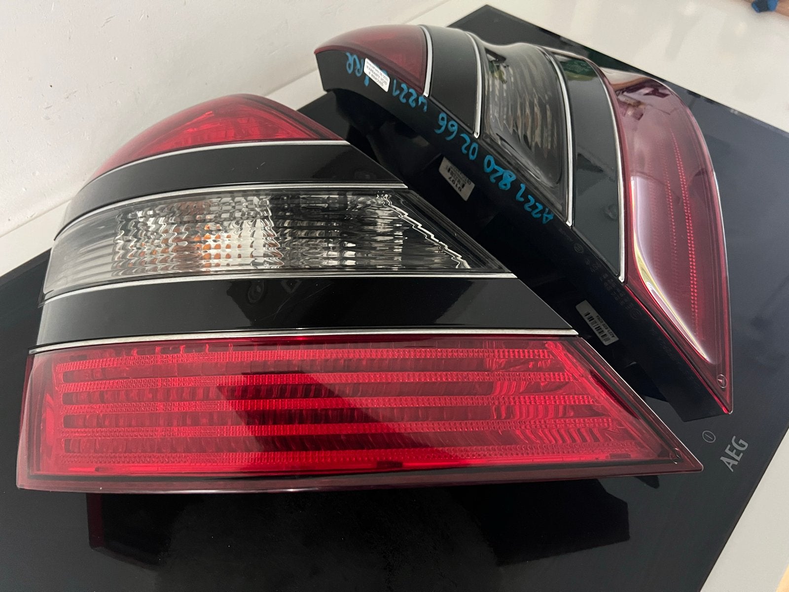 Mercedes W221 achterlichten origineel set, Auto-onderdelen, Ophalen, Gebruikt, Mercedes-Benz