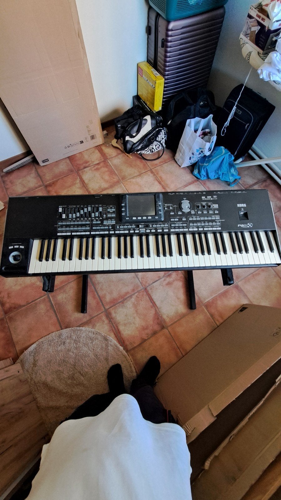 Korg pa3x 76 toetsen, Ophalen, Gebruikt, Korg, Midi-aansluiting