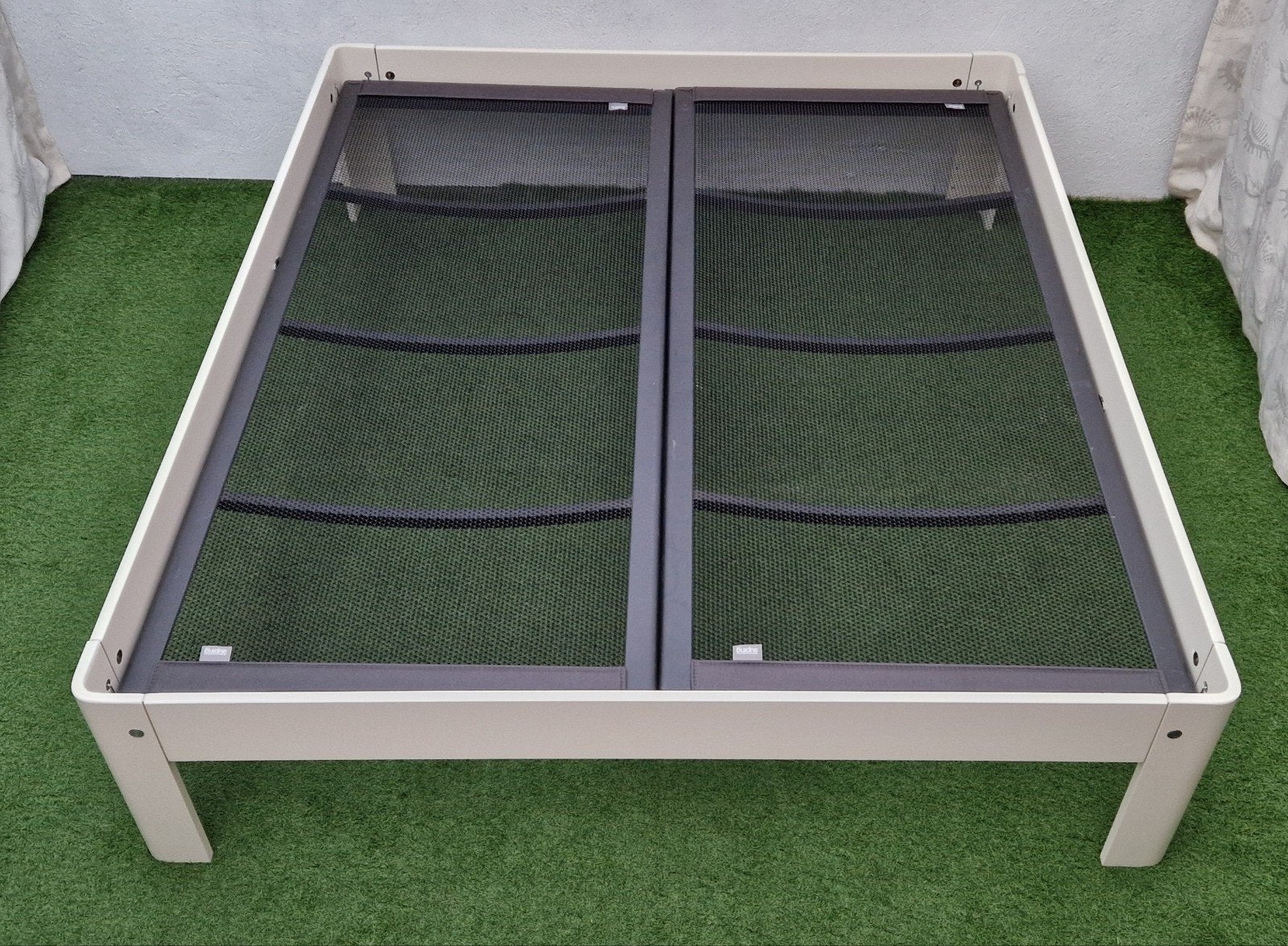 Auping Auronde Bed 180x210cm 48cm Hoog, Ophalen, ., Wit, Tweepersoons