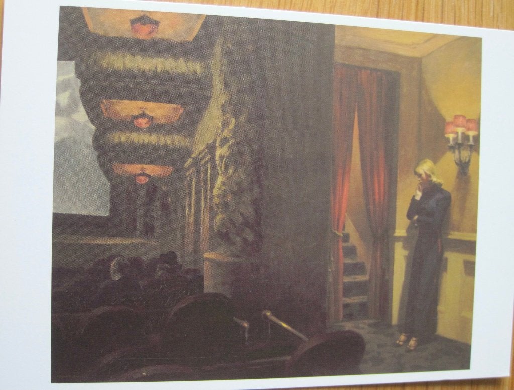 Edward Hopper - New York movie - 1939, Ophalen of Verzenden, 1980 tot heden, Gelopen, Overige thema's
