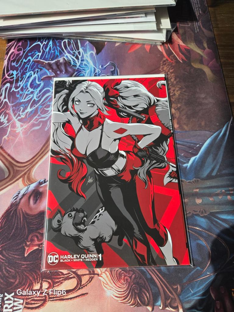 Harley Quinn: Black + White + Redder #1 Artgerm Persona 5, Boeken, Stripboeken, Nieuw, Eén stripboek, Ophalen of Verzenden