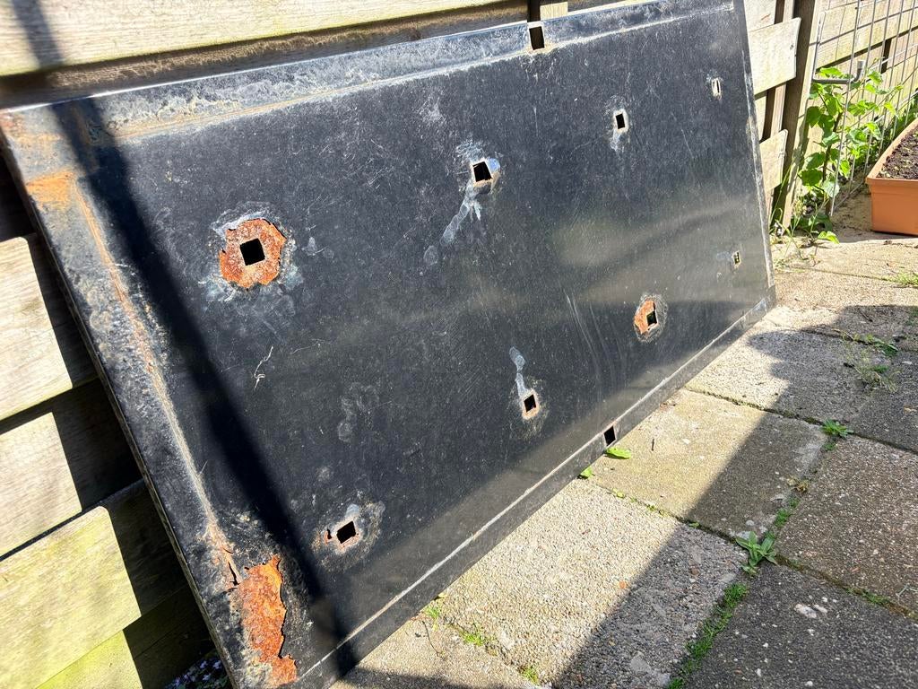Gebruikte bodems voor moestuinbakken van 60 x 120 cm., Ophalen, Gebruikt, 100 cm of meer, Metaal
