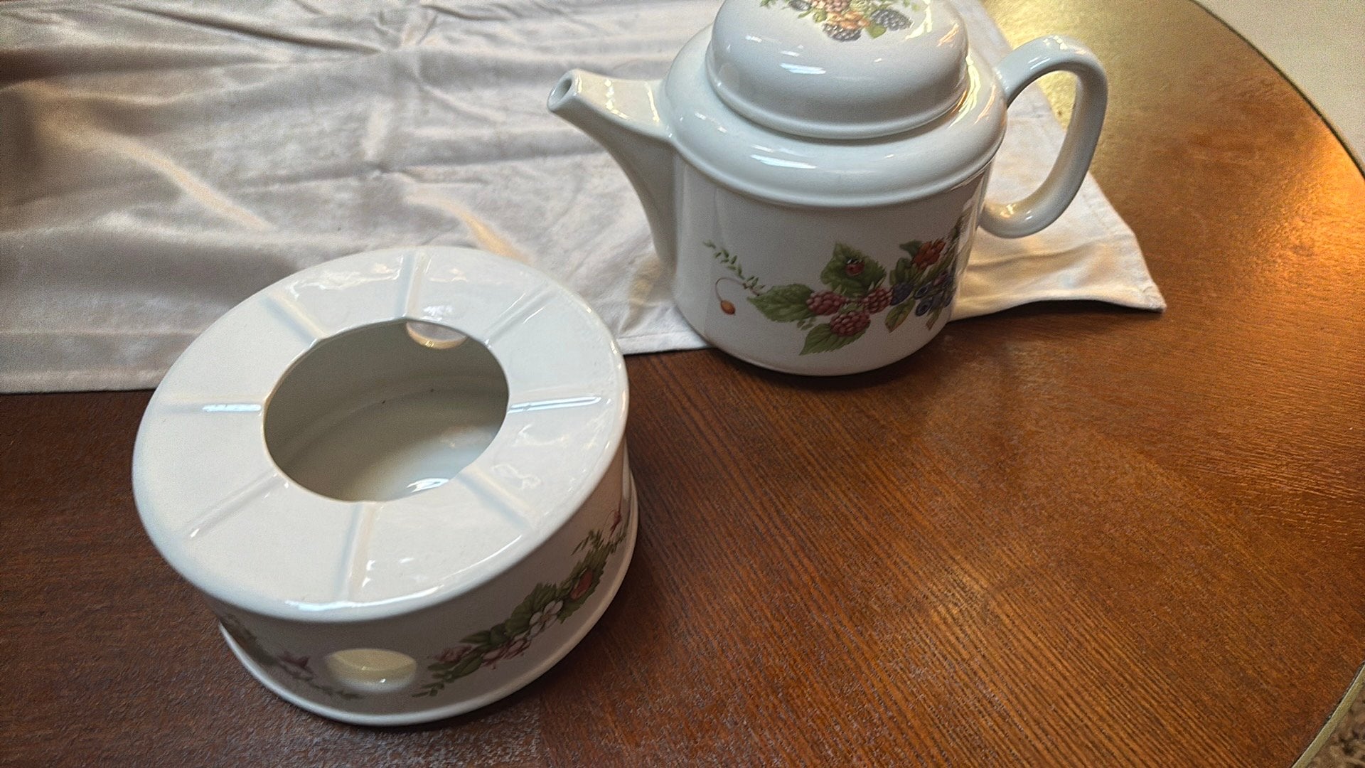 grote theepot met theelicht Marjolein Bastin, Huis en Inrichting, Keuken | Servies, Overige typen, Ophalen of Verzenden, Zo goed als nieuw
