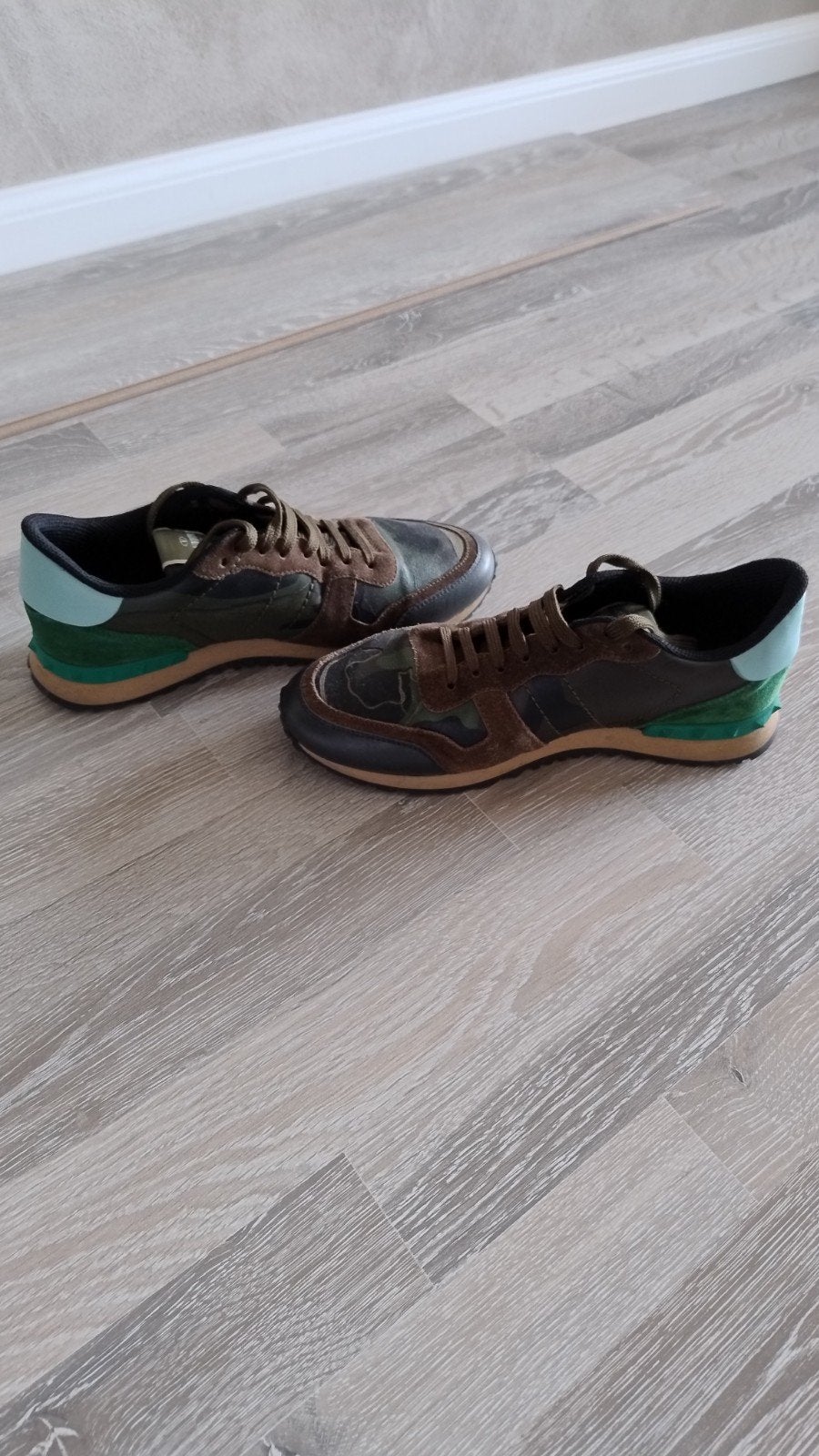 Valentino heren schoenen maat 41 kleur groen/bruin, Ophalen of Verzenden, Overige kleuren