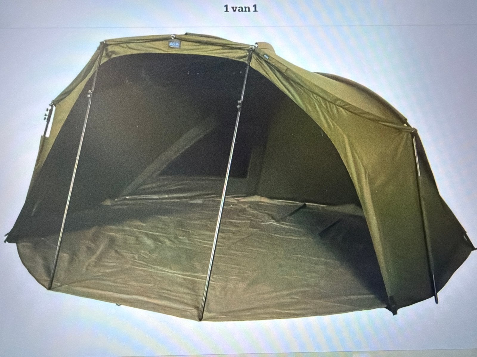 Aqua Products Pioneer 100 Bivvy - Zo goed als nieuw, Tot en met 2, Ophalen of Verzenden, Zo goed als nieuw, Nvg