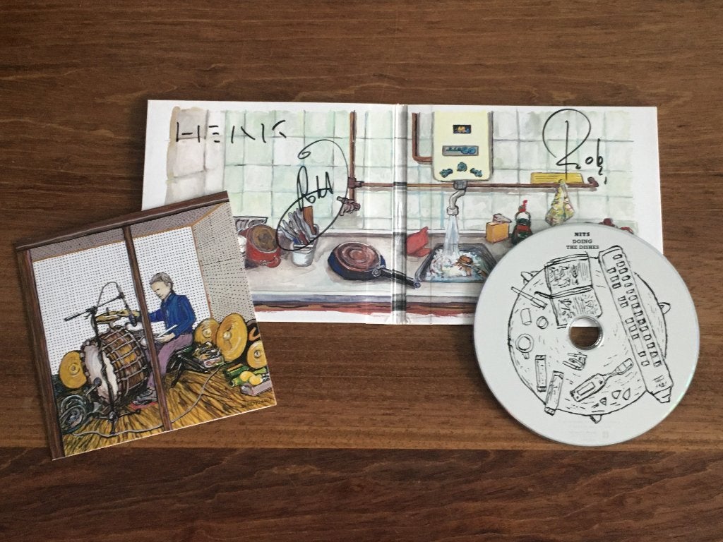 Cd Nits Doing The Dishes GESIGNEERD NIEUW, Cd's en Dvd's, Pop, Ophalen of Verzenden, Nieuw in verpakking, Digipak